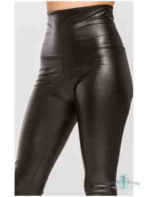 Faux Leather Leggings - Image 2