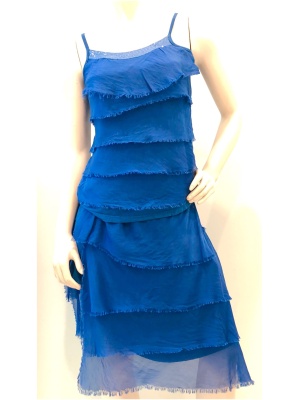 Royal Silk Sequin Layer Tank - Image 2