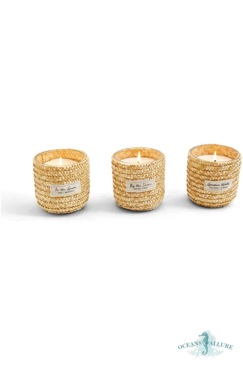 Basket Candle Lilac & Grapefruit