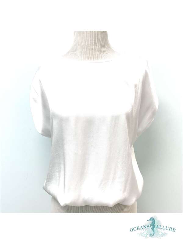 White Sammie Viscose Tee