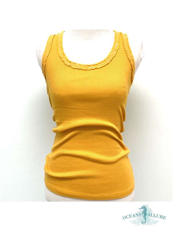 Sunflower Sequin Racer Tank