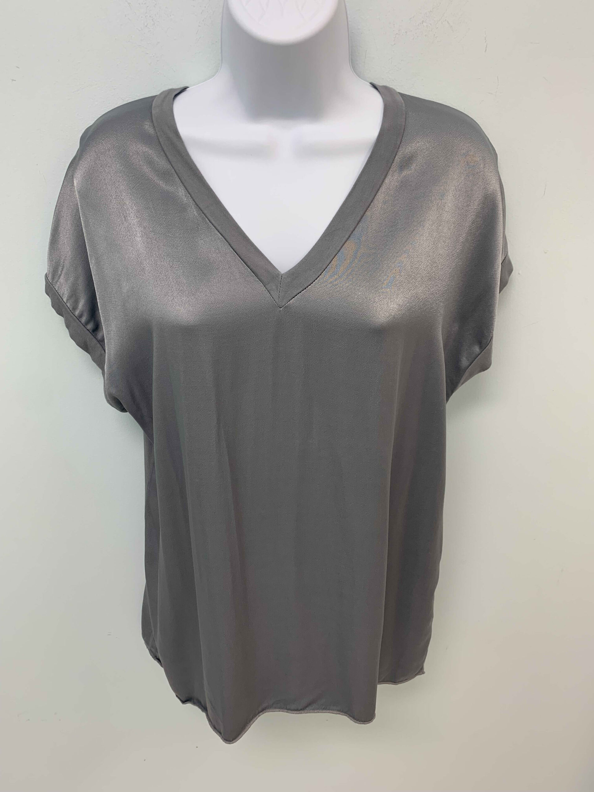 Silver Sadie Viscose Tee – Oceans Allure