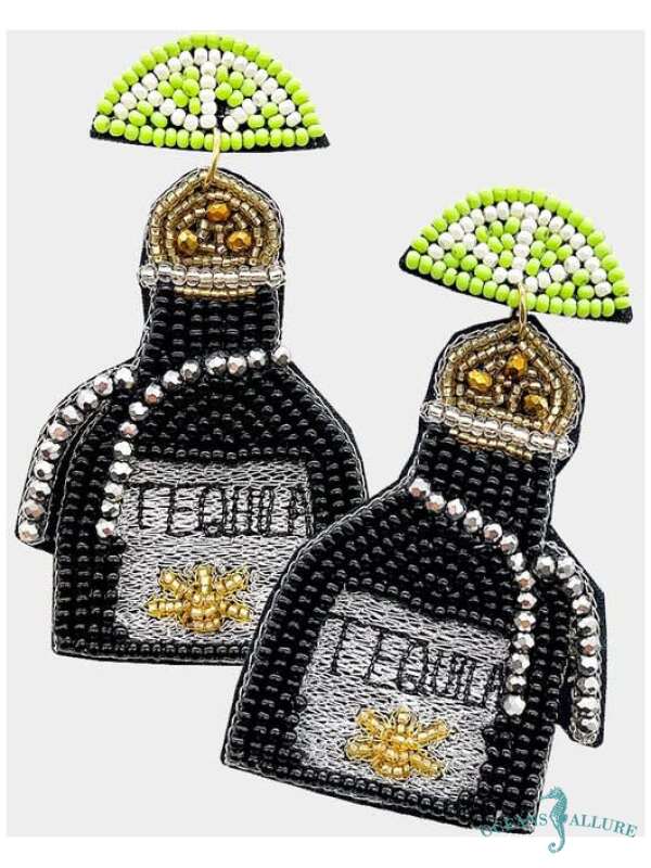 Beaded Tequila Earrings