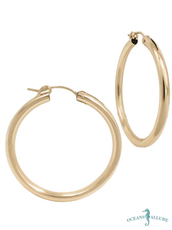 42mm, 3mm GF Hoops – Oceans Allure