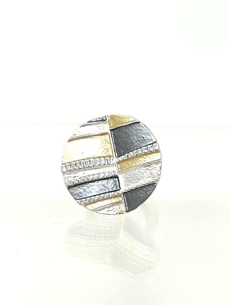 Tricolor Elastic Ring Oceans Allure
