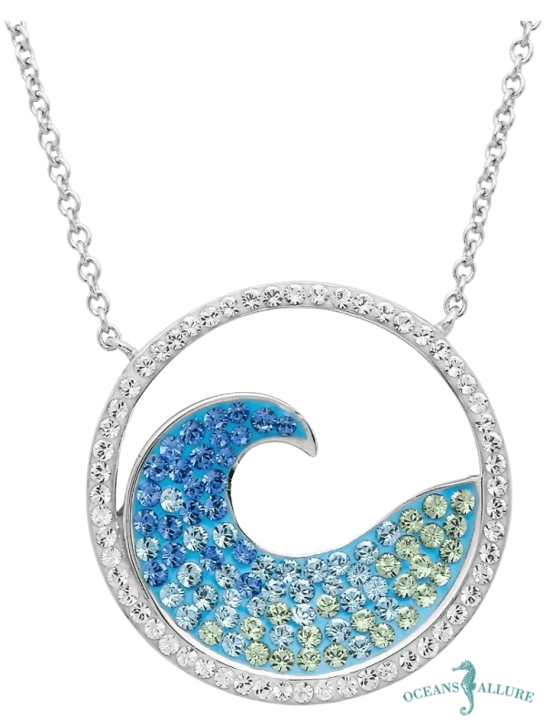 Swarovski Wave Pendant