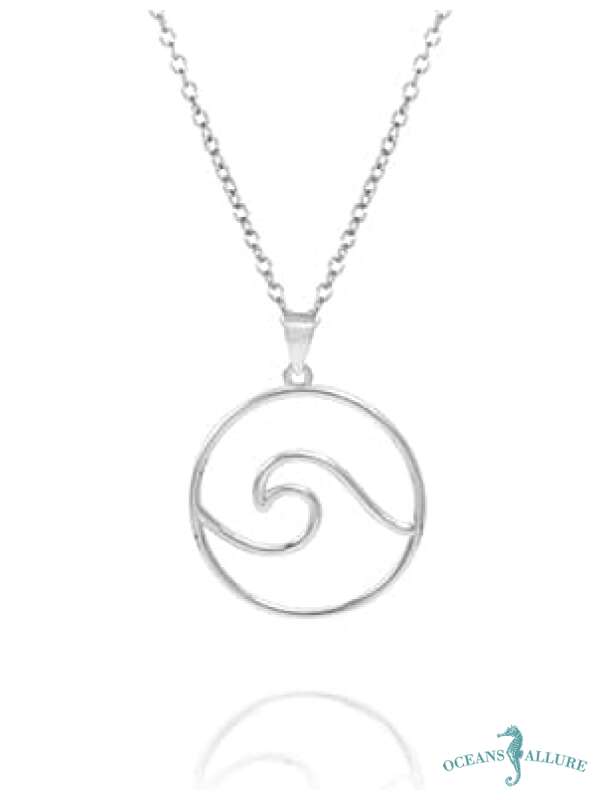 Sterling Wave Pendant