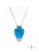 Sea Glass Turtle on Silk