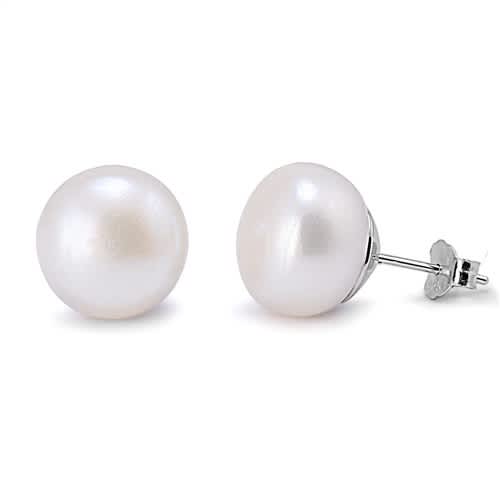 11mm Pearl Stud Earrings – Oceans Allure