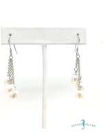 Triple Pearl Drop Earrings