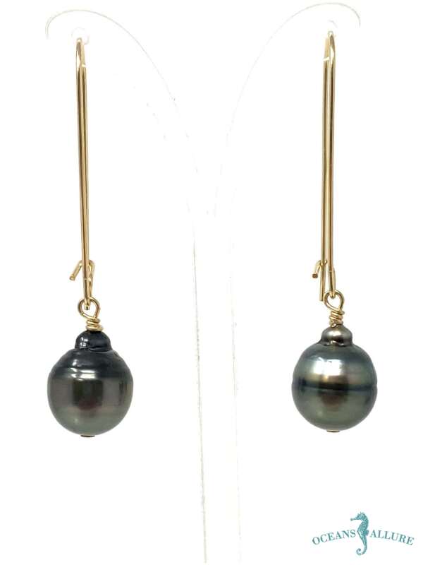 GF Tahitian Drop Earrings