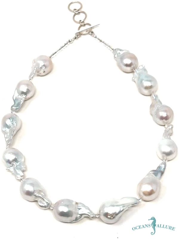 Baroque Pearl & Swarovski Necklace