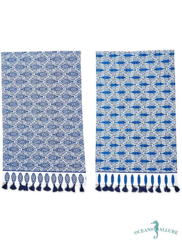 Fish Dish Towels S/2