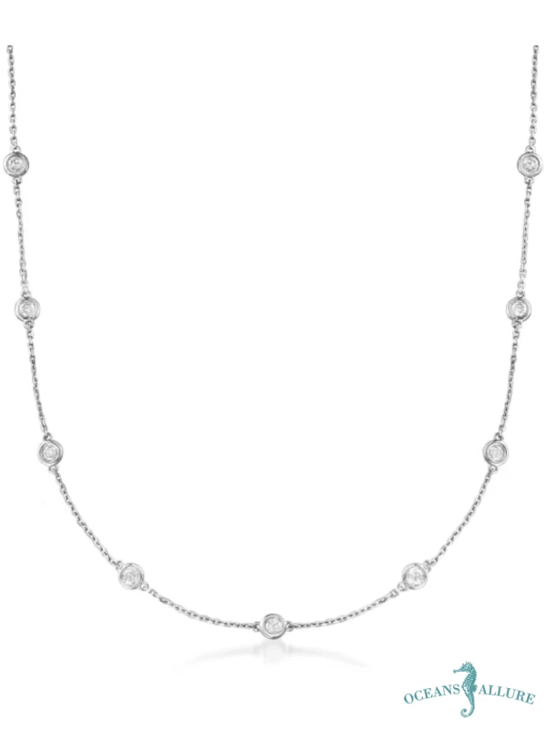 Sterling Diamond BTY 16-18"