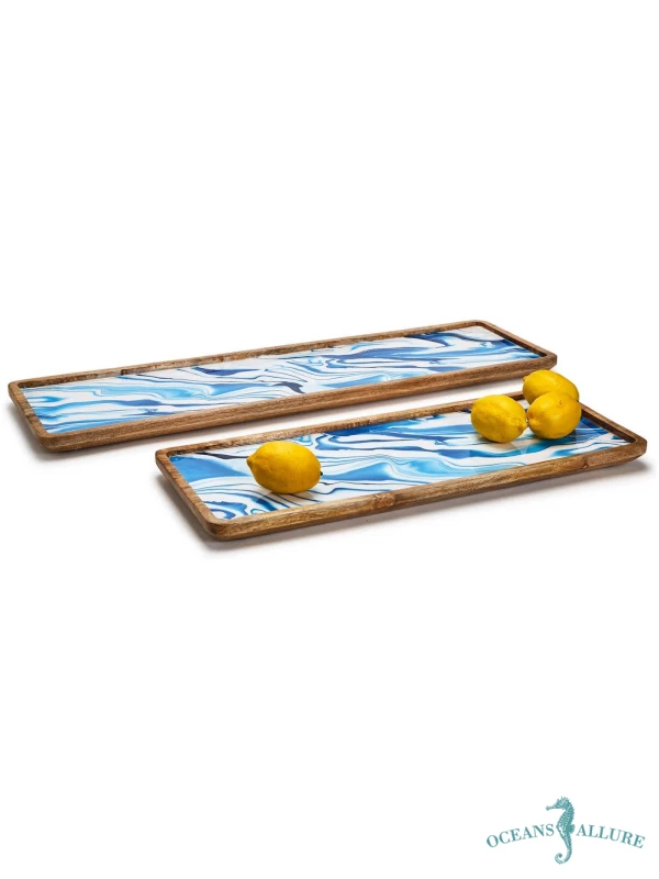 Aptware Blue Serving Tray