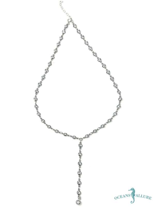 WGFB CZ Y-Necklace