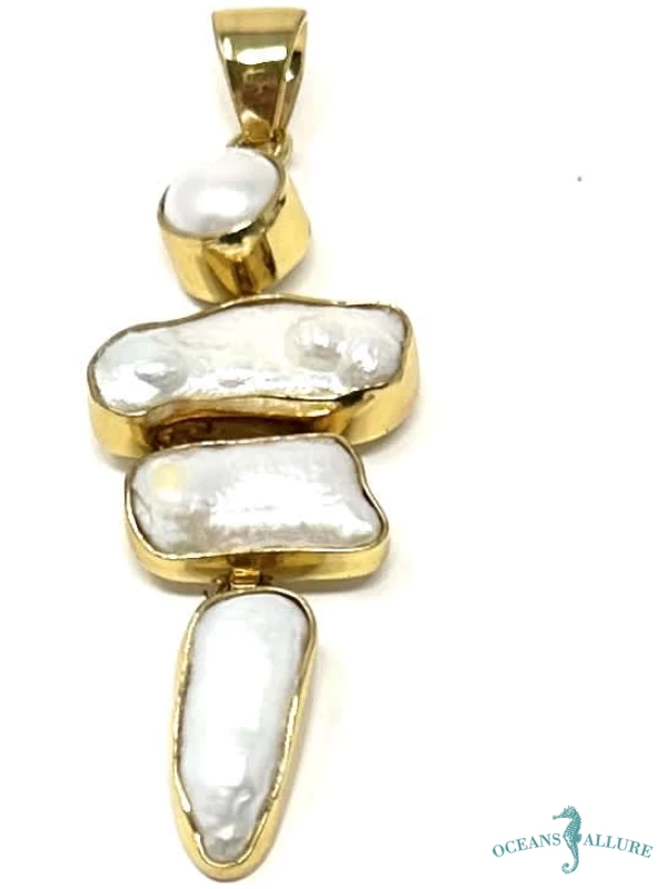 Alchemia Biwa Pearl Pendant