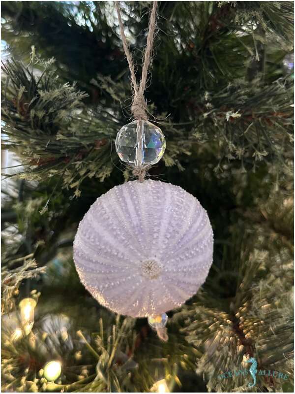 Crystal Urchin Ornament