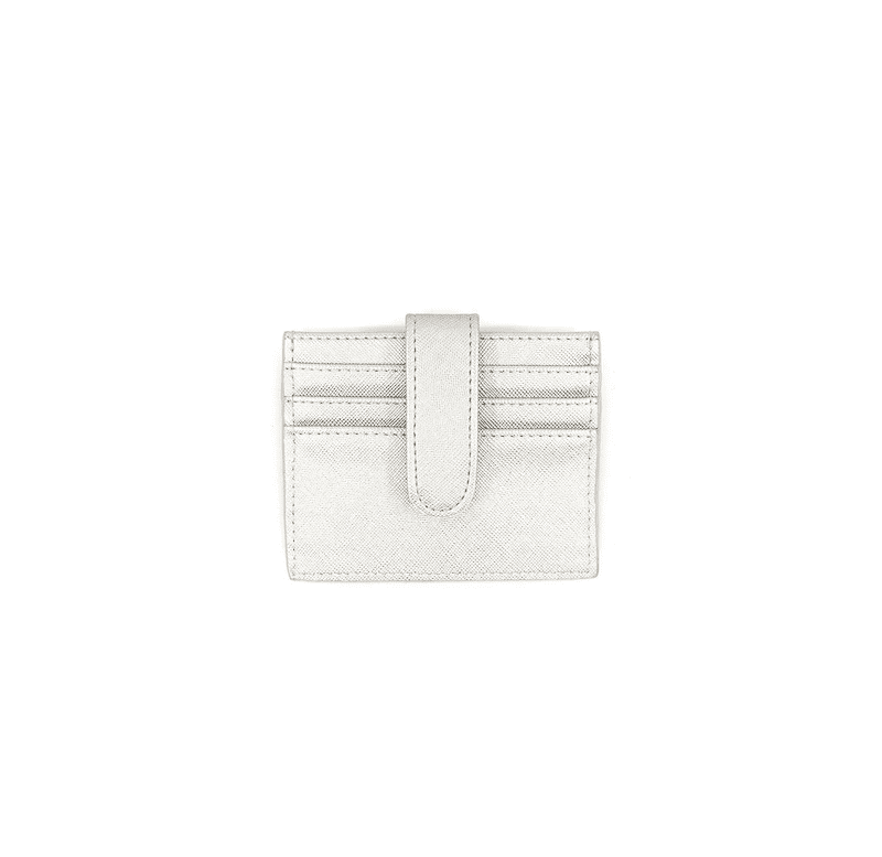 Silver Card Holder Wallet Oceans Allure