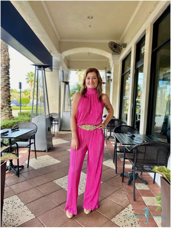 Hot Pink Holly Jumpsuit