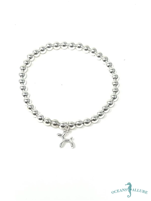 5mm Silver Mini Dog Bracelet