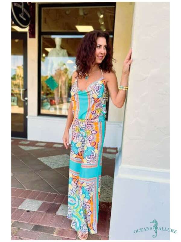 Greece Lola Jumpsuit Oceans Allure