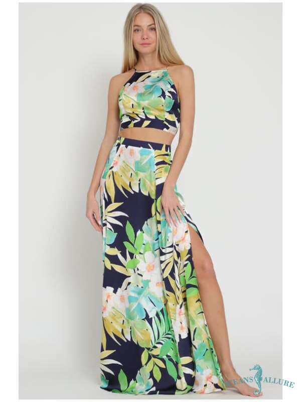 Spring Sunset Maxi Skirt