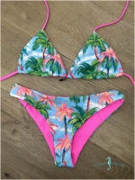 Neon Pink/Pink Palms Jupiter Bottom
