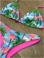 Neon Pink/Pink Palms Jupiter Bottom - Image 2
