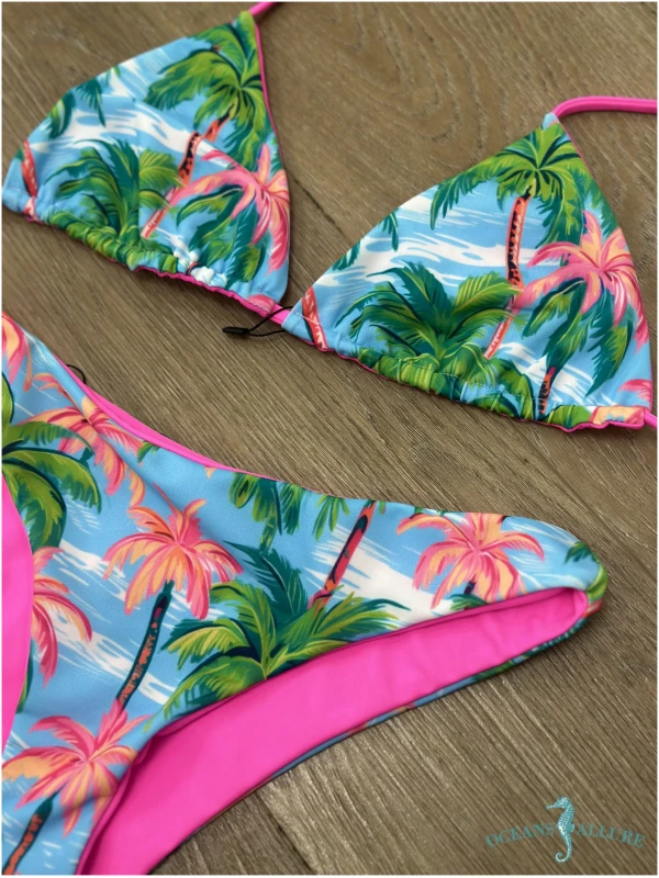 Neon Pink/Pink Palms Jupiter Bottom - Image 2
