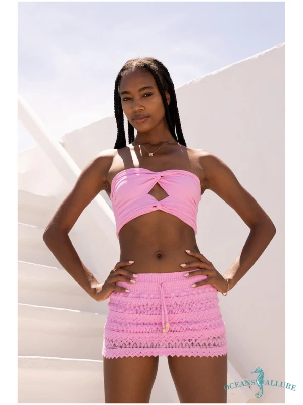 Hot Pink Capri  Shorts