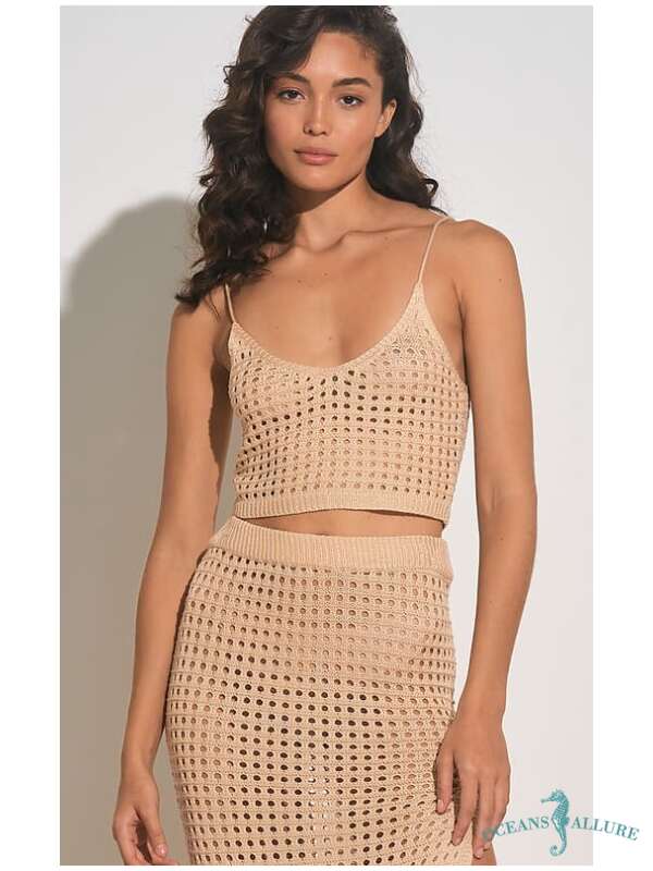 Tan & Tipsy Crochet Top