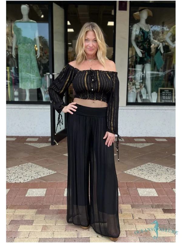 Eleuthera Nights Crop Top