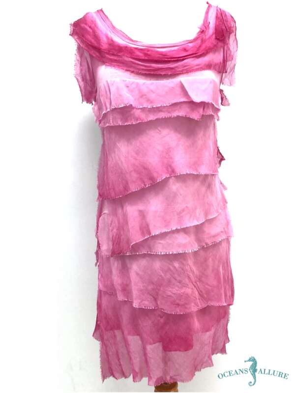 Fuchsia Flutter Dress
