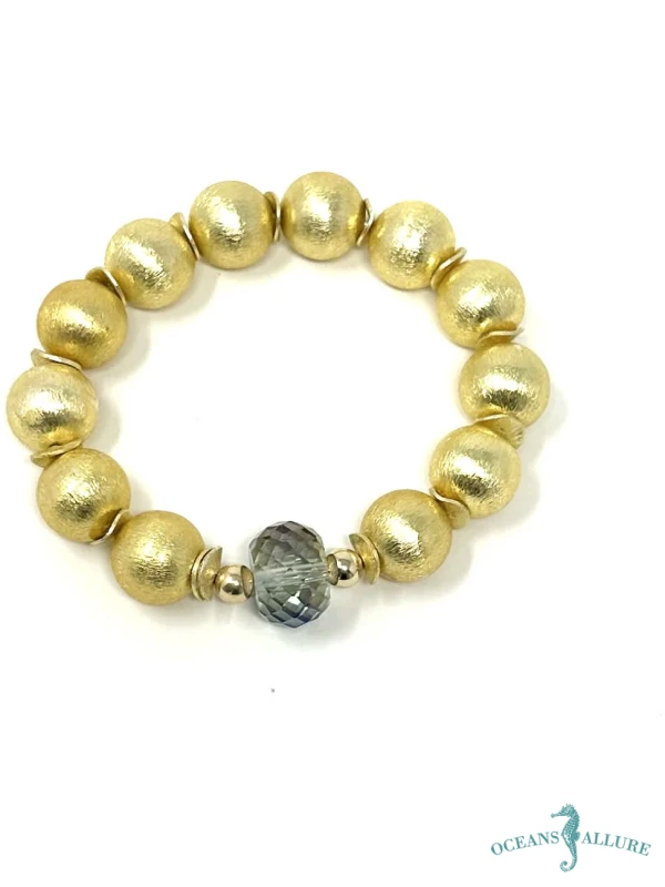14mm GP Peacock Crystal Bracelet