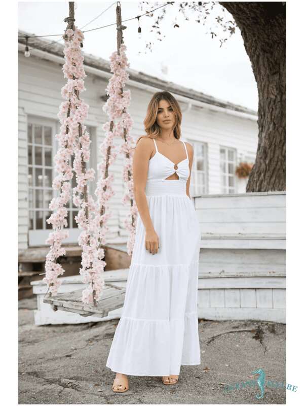 White Shauna Maxi