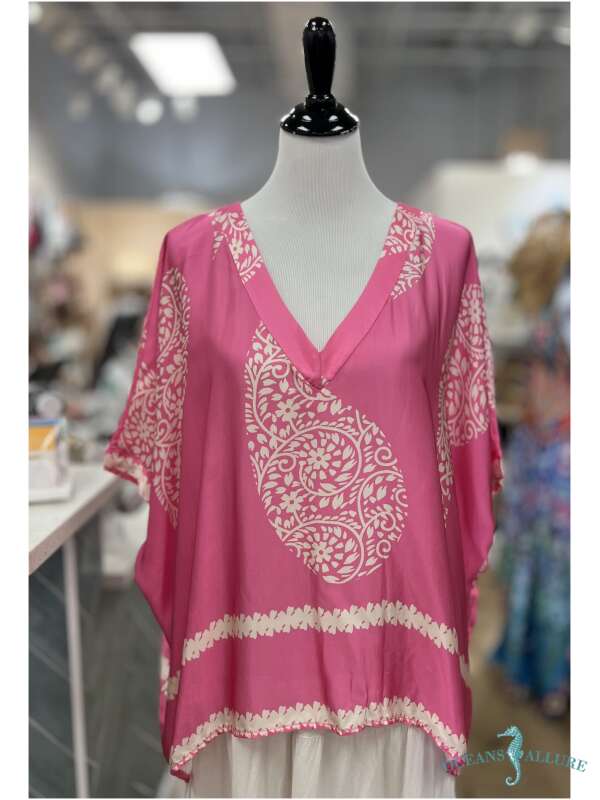Pink Moorea SatinTop