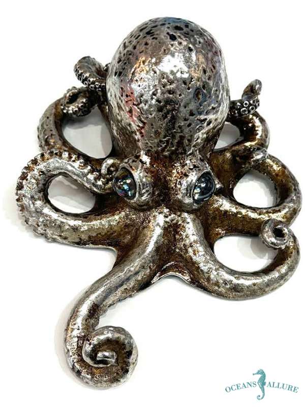 Metal Octopus Sculpture