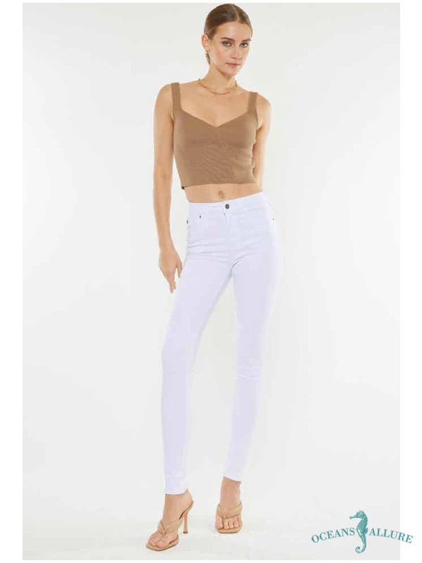 HR White Tara Jeans