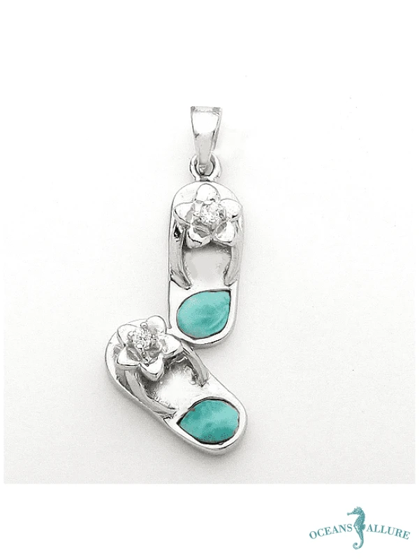 Sterling & Larimar Double Flip Flop