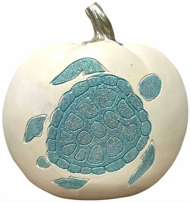 Glitter Turtle Pumpkin
