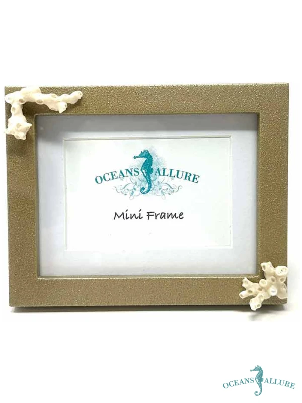 Gold Coral Mini Frame
