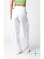 Tate White Linen Pants - Image 2