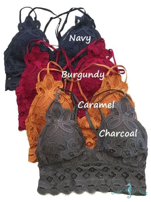 Navy Lace Bralette