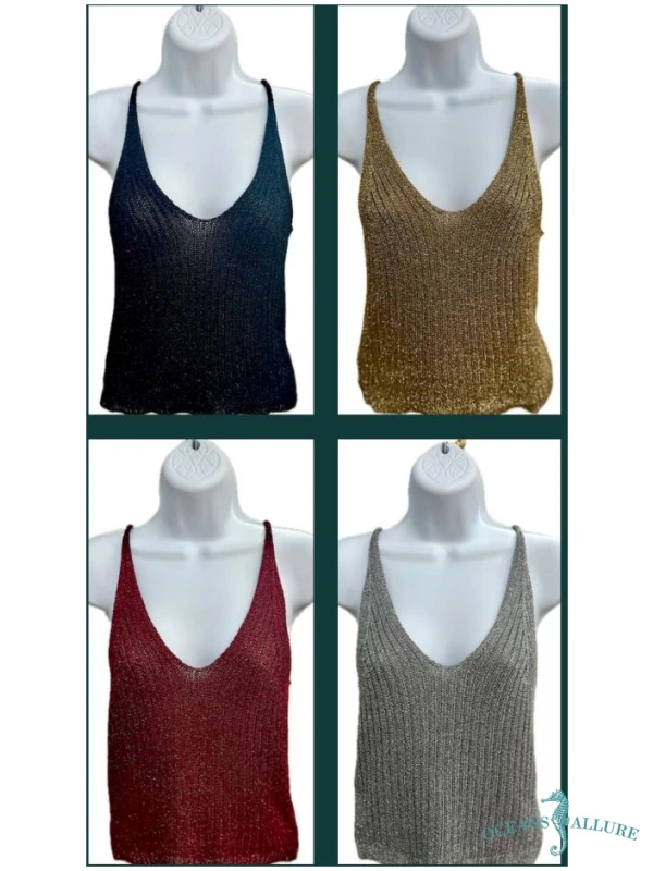 Holiday Lurex Tank