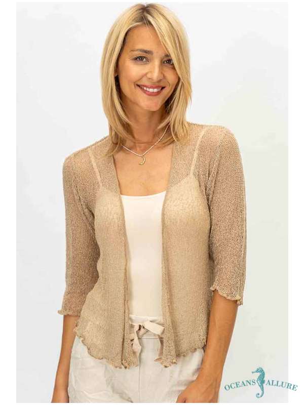 Taupe Lightweight Cardigan