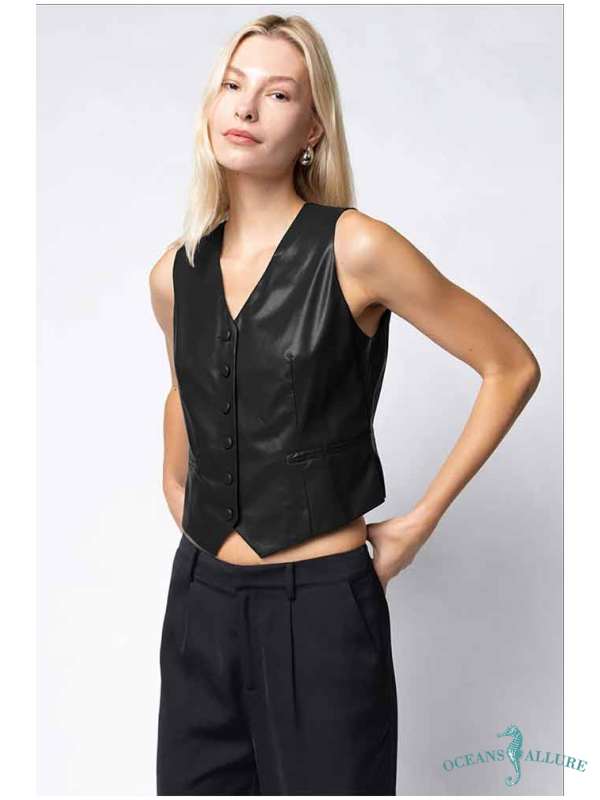 Tori Vegan Leather Vest