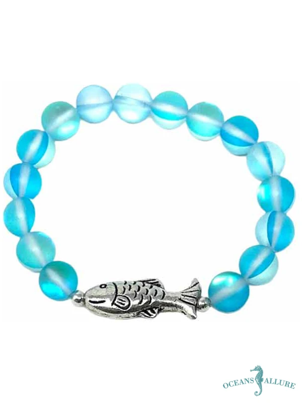 Girlz Pewter Fish Bracelet