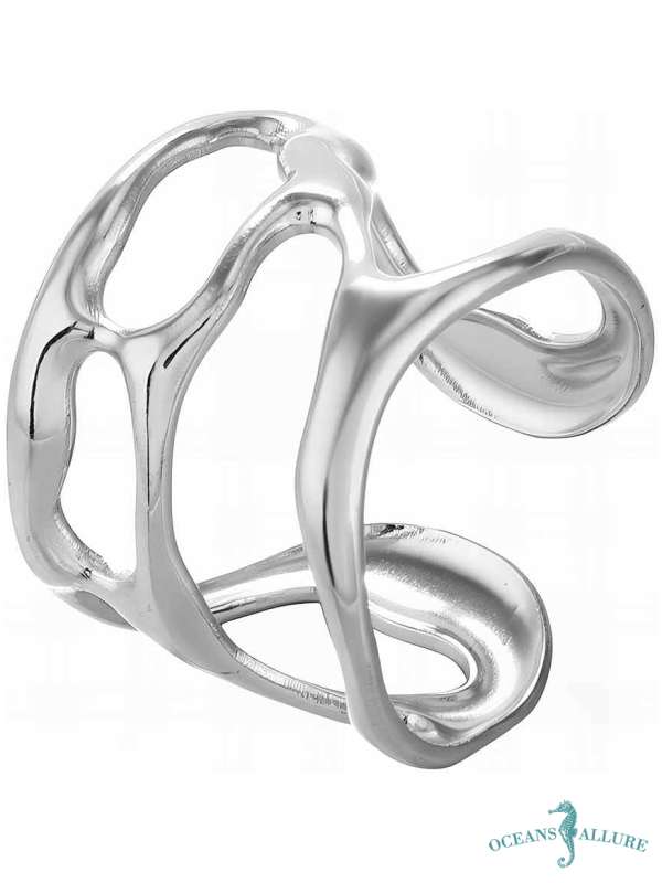 Stainless Steel Freeform Ring