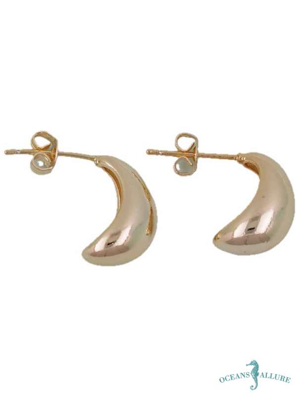 14K GFB Thick Earrings